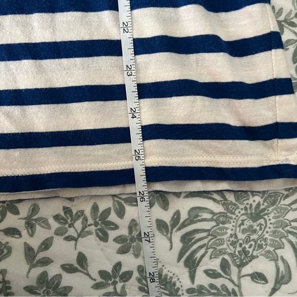 LOFT Striped Merci Long Sleeve Tee, Size L - Picture 7 of 7